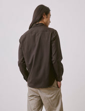 Chemise Aristote En Laine Vierge Marron