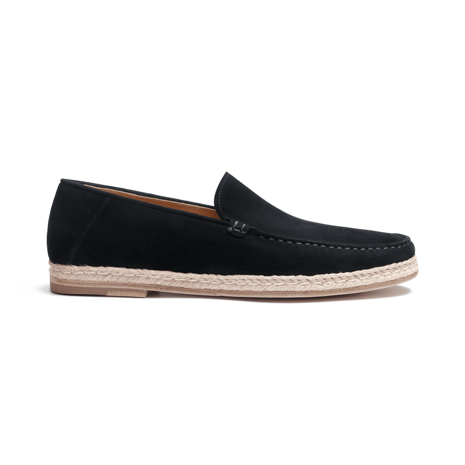 Uzès Espadrille Loafer [Men Navy blue suede goatskin]