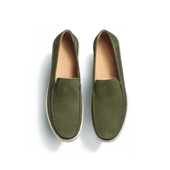 Uzès Espadrille Loafer[Men Khaki Suede Leather]