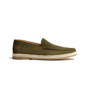 Uzès Espadrille Loafer[Men Khaki Suede Leather]