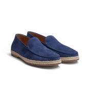 Uzès Espadrille Loafer [Limoges Blue suede leather]