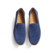 Uzès Espadrille Loafer [Limoges Blue suede leather]