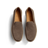 Uzès Espadrille Loafer [Taupe suede leather]