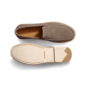 Uzès Espadrille Loafer [Taupe suede leather]