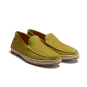 Uzès Espadrille Loafer [Anis green suede leather]