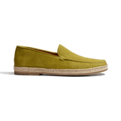 Uzès Espadrille Loafer [Anis green suede leather]