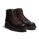 GRW Hiking Boots [Brown wax calfskin & dark brown nubuck]