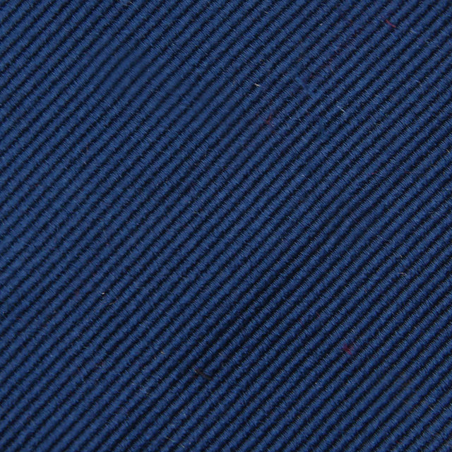 Plain Repp Bespoke Silk Tie - Light Navy