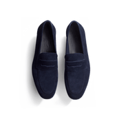 Woogie loafer [Men Navy suede calfskin]