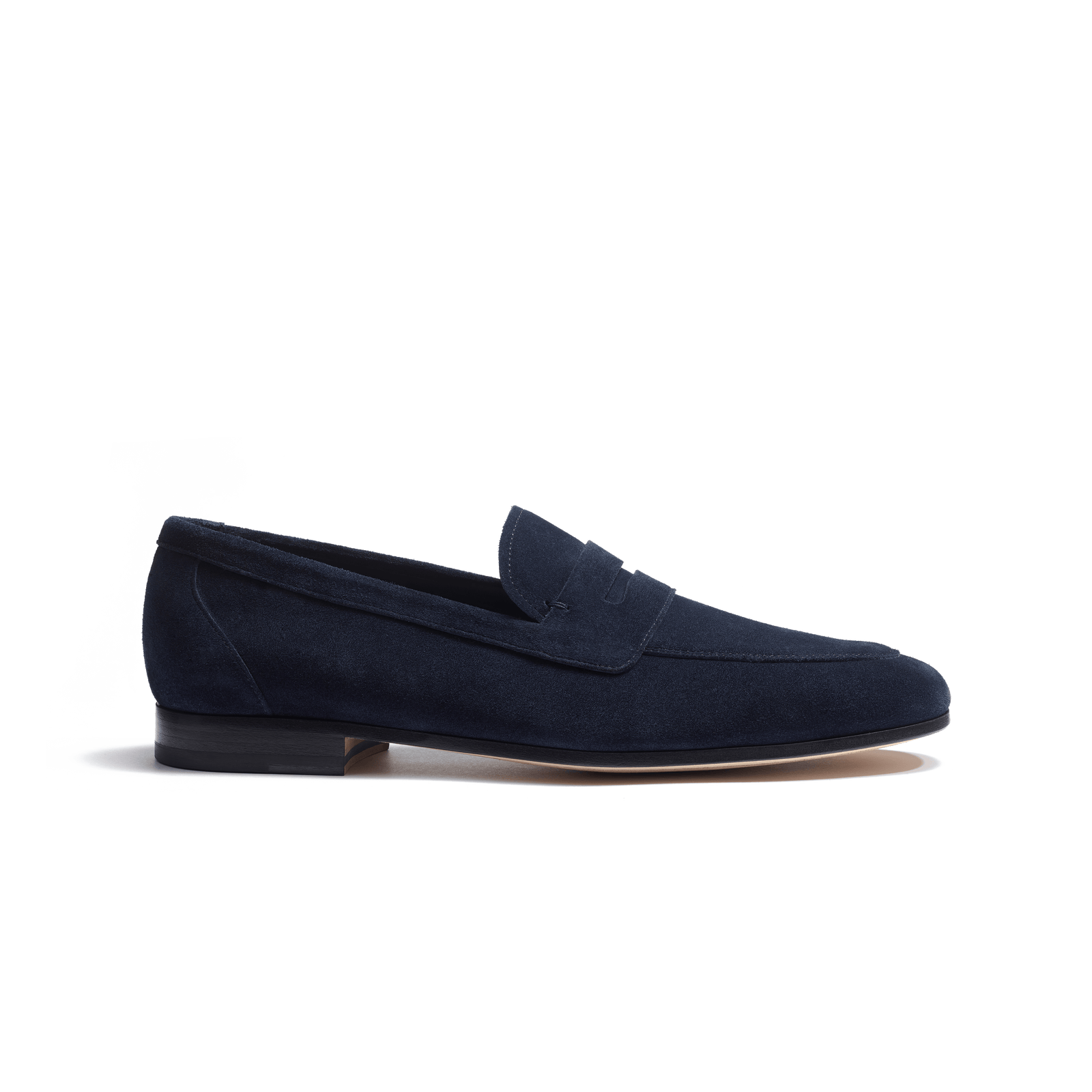 Woogie loafer [Men Navy suede calfskin]
