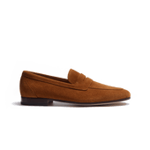 Woogie loafer [Men Beachnut suede calfskin]