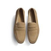 Woogie Loafer [Beige suede calfskin]