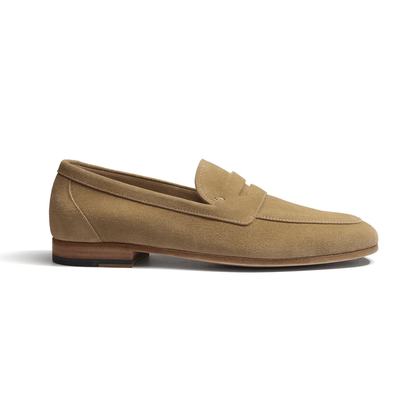 Woogie Loafer [Beige suede calfskin]