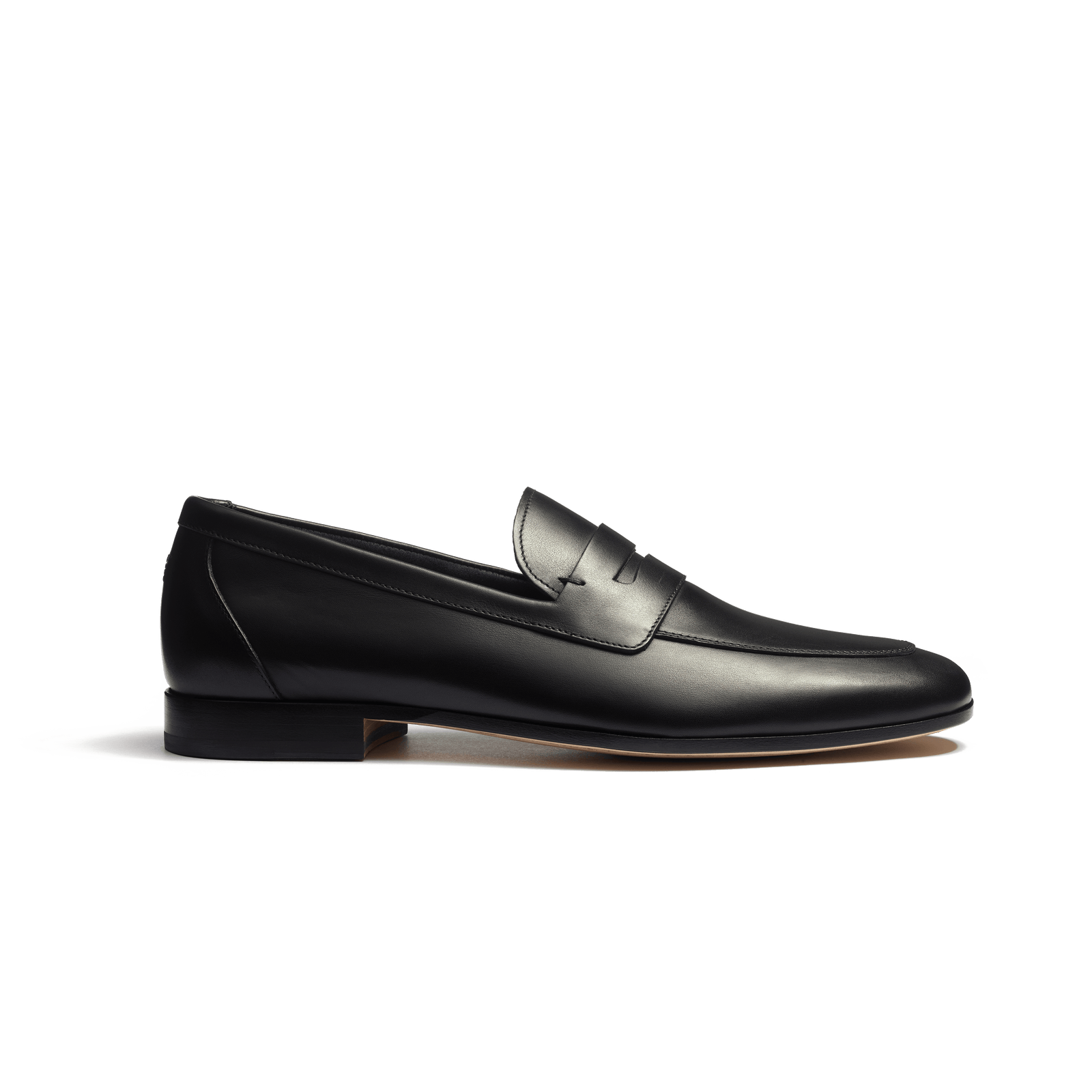 Woogie loafer [Men Black soft calfskin]