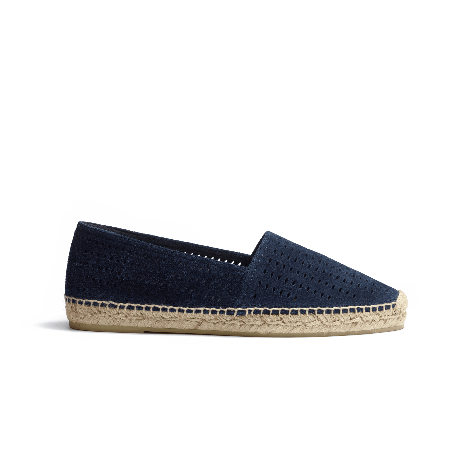 Wait and Sea Espadrille [Men Navy suede calfskin]