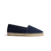 Wait and Sea Espadrille [Men Navy suede calfskin]