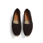 Wait and Sea Espadrille [Men Brown suede calfskin]