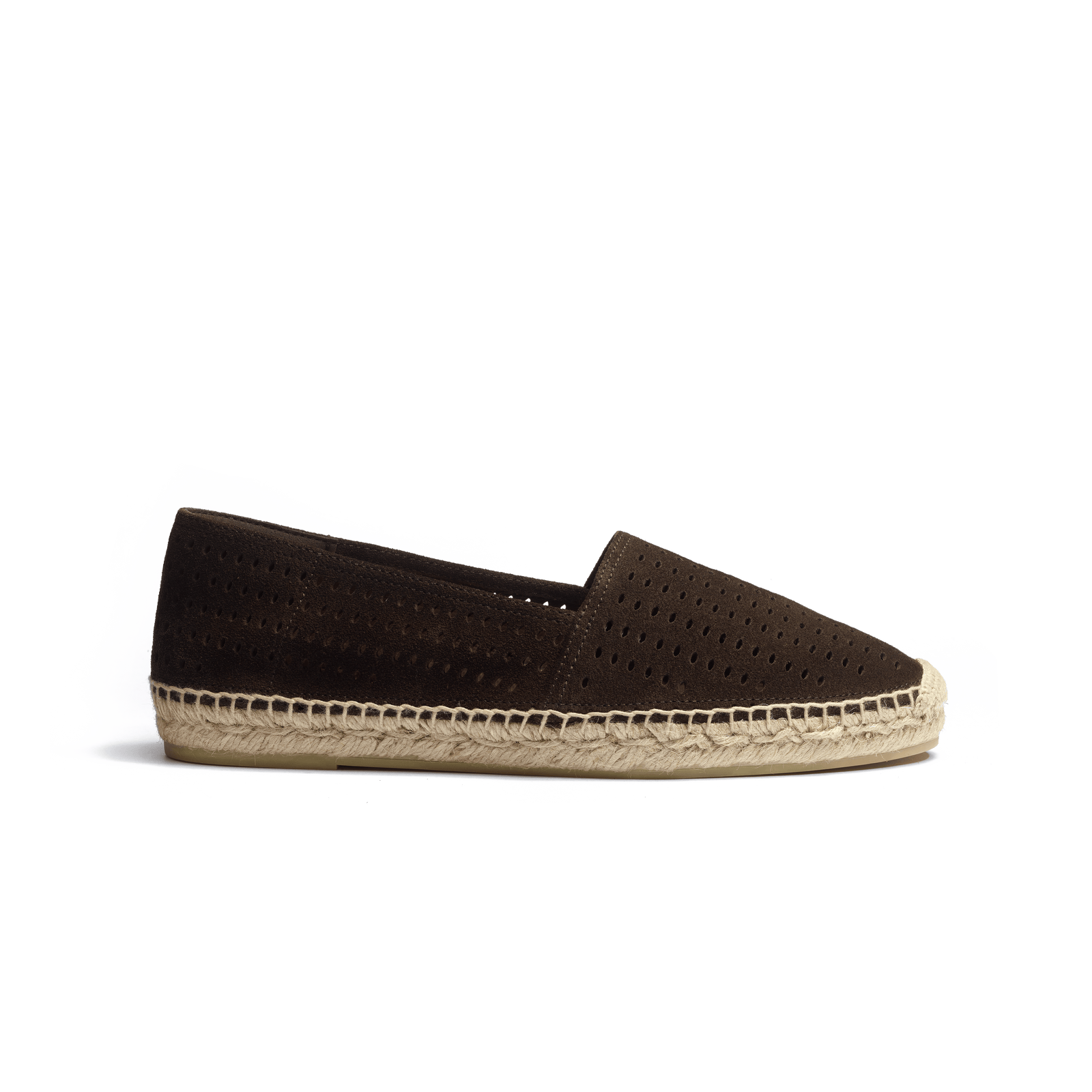 Wait and Sea Espadrille [Men Brown suede calfskin]
