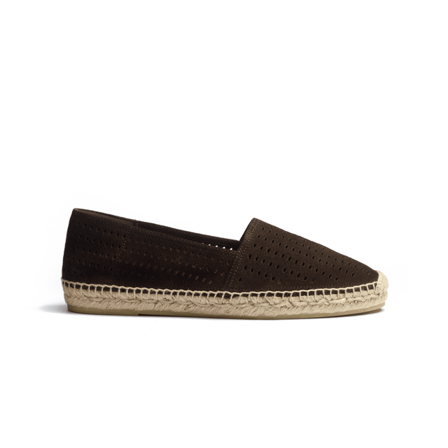 Wait and Sea Espadrille [Men Brown suede calfskin]