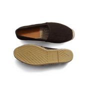 Wait and Sea Espadrille [Men Brown suede calfskin]
