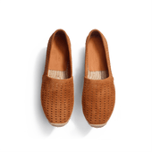 Wait and Sea Espadrille [Men Beachnut suede calfskin]