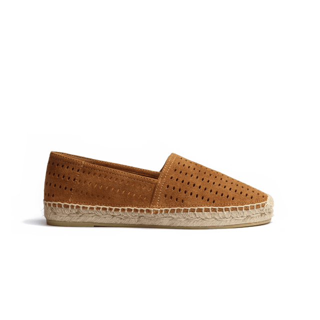 Wait and Sea Espadrille [Men Beachnut suede calfskin]