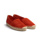 Wait and Sea Espadrille [Men Orange suede calfskin]