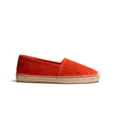 Wait and Sea Espadrille [Men Orange suede calfskin]