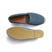 Wait and Sea Espadrille [Men Light Blue perforated suede calfskin]