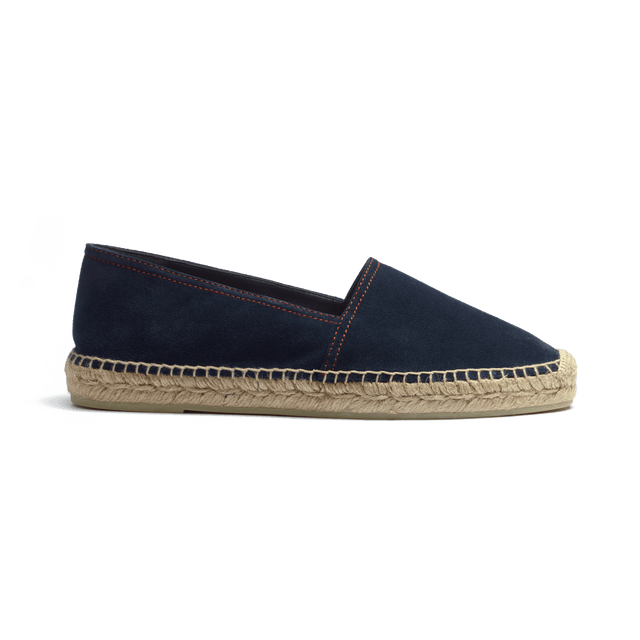 Roland-Garros Espadrille [Men Navy suede calfskin]