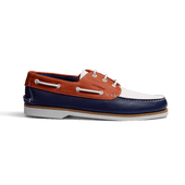 Derby DoubleVent Roland-Garros [Navy, white, orange grained calfskin & white solf calfskin details]