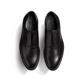 Iena Slip-On Oxford [Men Black soft calfskin]