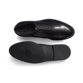 Iena Slip-On Oxford [Men Black soft calfskin]