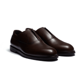 Iena Slip-On Oxford [Men Dark brown soft calfskin]