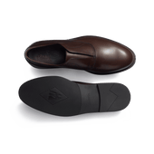 Iena Slip-On Oxford [Men Dark brown soft calfskin]