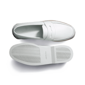 DoubleVent Loafer [Men White waterresistant calfskin]