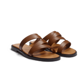 Mule Double V [Bergeronnette soft calfskin]