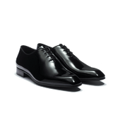 Monaco One Cut Oxford [Men Black patent calfskin]