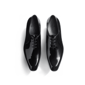 Monaco One Cut Oxford [Men Black patent calfskin]
