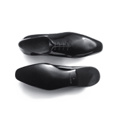 Monaco One Cut Oxford [Men Black patent calfskin]