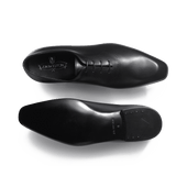 Monaco One Cut Oxford with Perforations[Men Black soft calfskin]