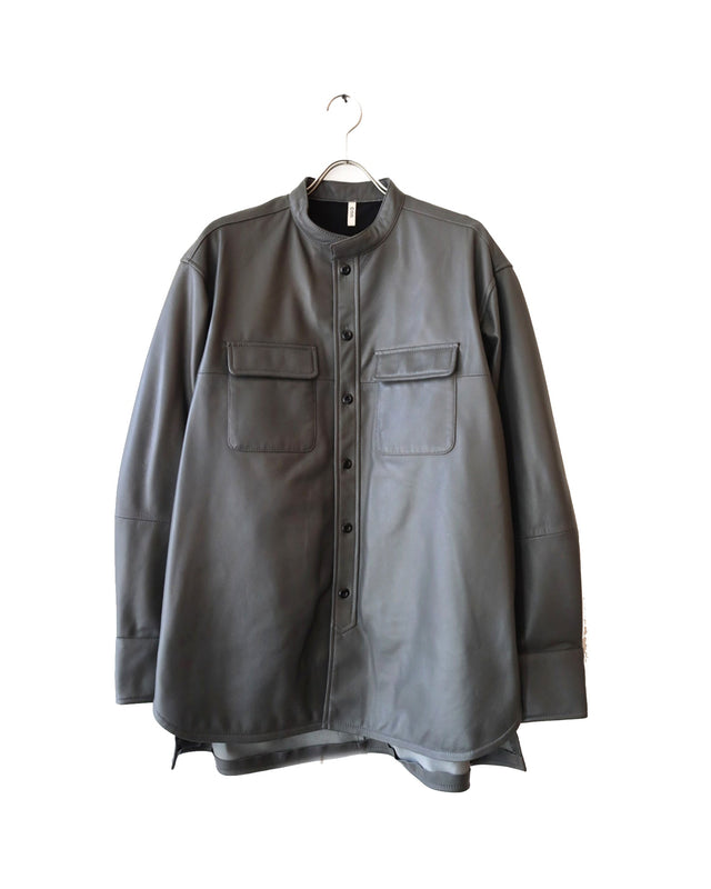 “JAMES” CLASSIC BAND COLLAR SHIRT