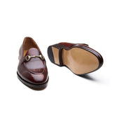 Casper Horsebit Loafer Chestnut Museum Calf Hand Welted Classics Collection