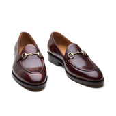 Casper Horsebit Loafer Chestnut Museum Calf Hand Welted Classics Collection