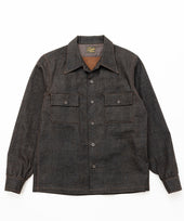 Belafonte Ragtime Clothing Doromole Slub Yarn Open Collar No Loop Shirt 29 8