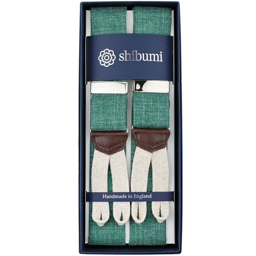 Bamboo Braces Sea Green