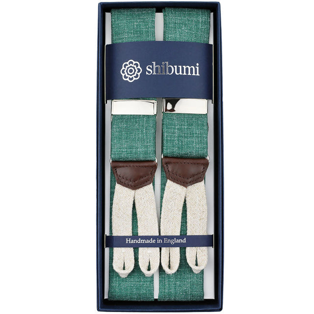 Bamboo Braces - Sea Green