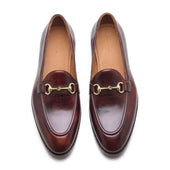 Casper Horsebit Loafer Chestnut Museum Calf Hand Welted Classics Collection