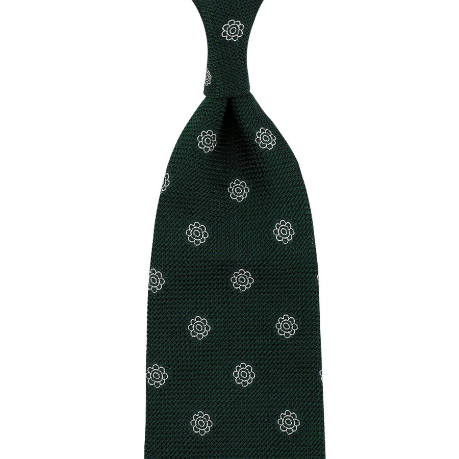 Shibumi Flower Fina Grenadine Silk Tie