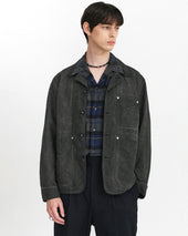 Wanderer Chore Jacket Dyeing Linen